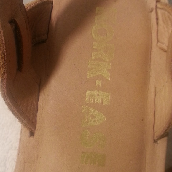 Kork Ease Platform Wedge Sandals Sz 7 - Picture 7 of 9